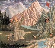 DOMENICO VENEZIANO The Stigmatization of St Francis (predella 1) df oil